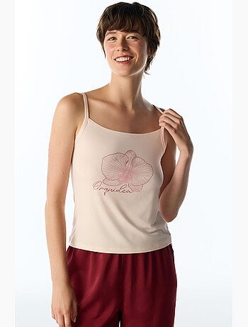 Conjunto de pijama con pantalón floral orquidea penti