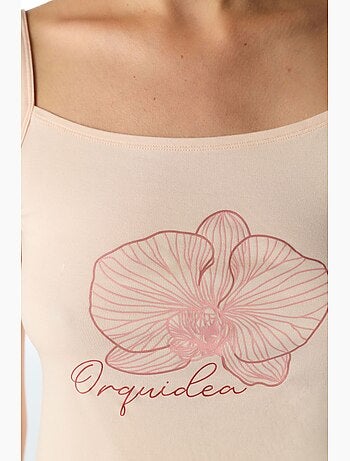 Conjunto de pijama con pantalón floral orquidea penti