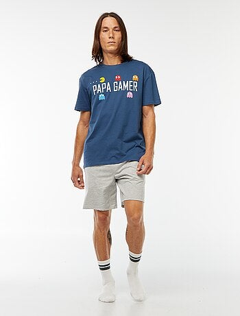 Conjunto de pijama con short + camiseta 'PAC-MAN'