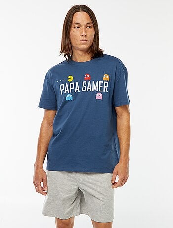 Conjunto de pijama con short + camiseta 'PAC-MAN'
