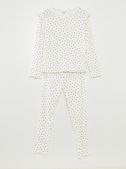 Conjunto de pijama 'corazón' - 2 piezas - Kiabi