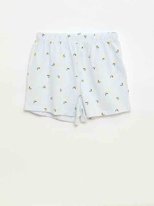 Conjunto de pijama corto - 2 piezas - Kiabi