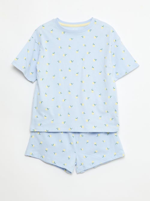 Conjunto de pijama corto - 2 piezas - Kiabi