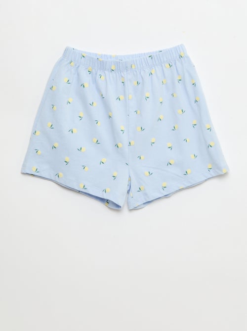 Conjunto de pijama corto - 2 piezas - Kiabi