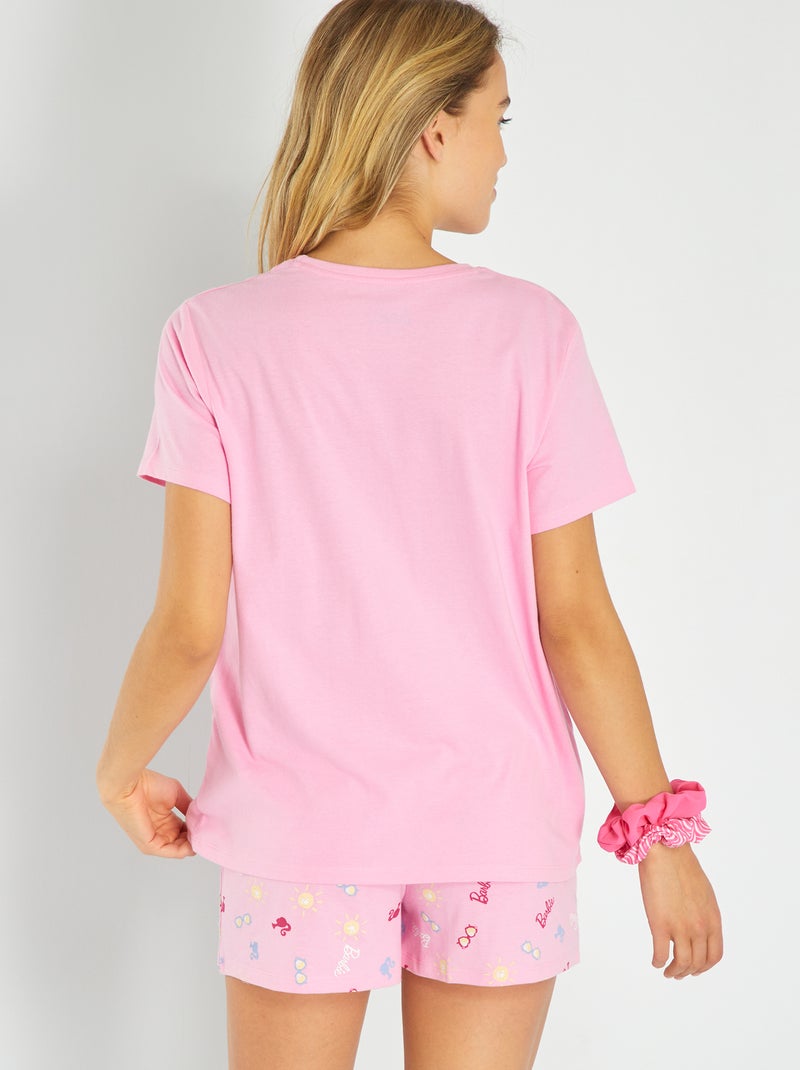 Conjunto de pijama corto - 2 piezas 'Barbie' ROSA - Kiabi