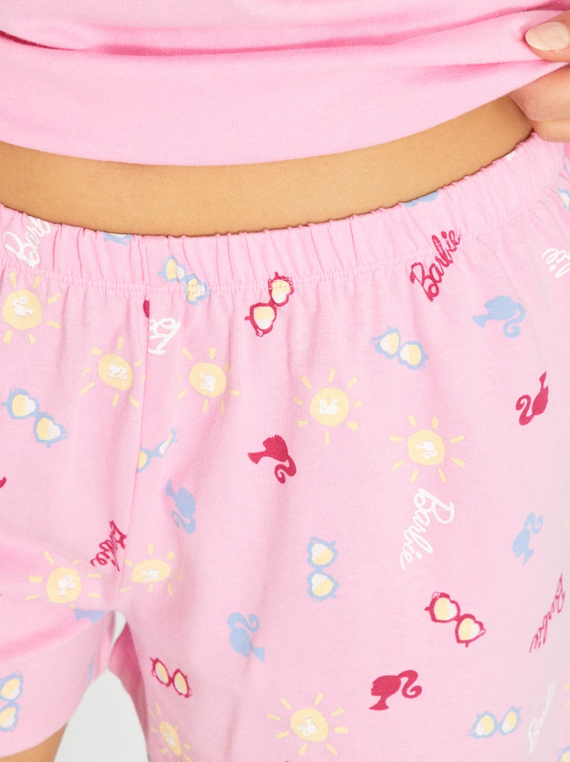 Conjunto de pijama corto - 2 piezas 'Barbie' ROSA - Kiabi
