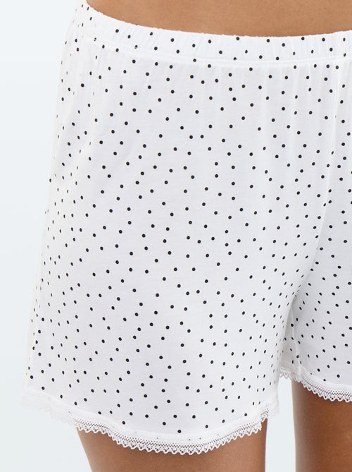 Conjunto de pijama corto - 2 piezas - Kiabi