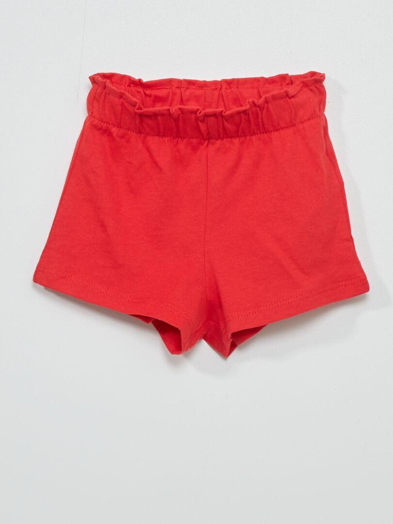 Conjunto de pijama corto  - 2 piezas BLANCO - Kiabi