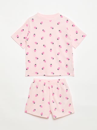 Conjunto de pijama corto - 2 piezas