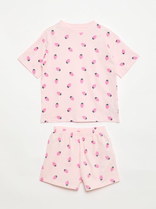 Conjunto de pijama corto - 2 piezas - Kiabi