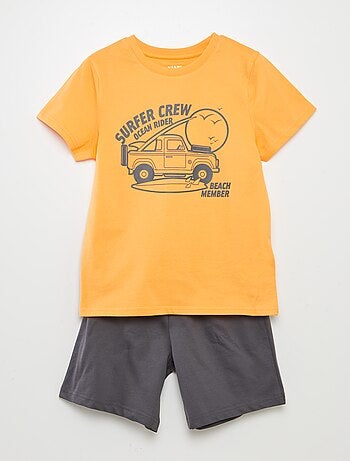 Conjunto de pijama corto - 2 piezas