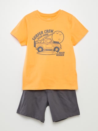 Conjunto de pijama corto - 2 piezas