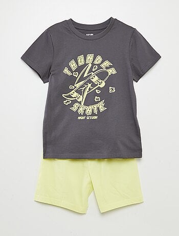 Conjunto de pijama corto - 2 piezas
