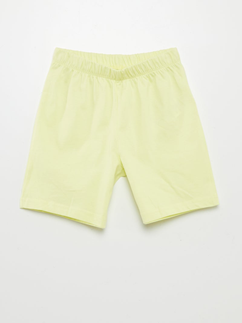 Conjunto de pijama corto - 2 piezas NEGRO - Kiabi