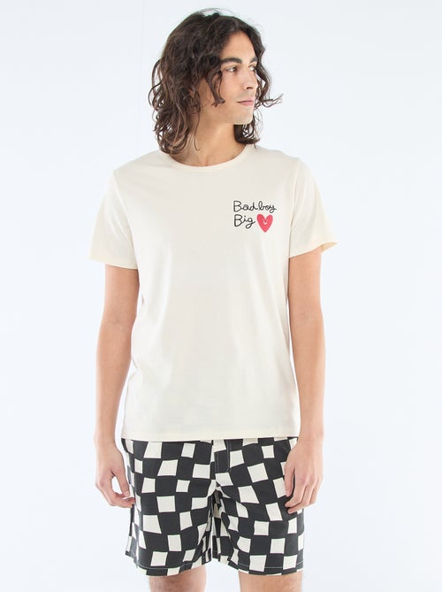 Conjunto de pijama corto 'Agathe Sorlet x Kiabi' - San Valentín - Kiabi