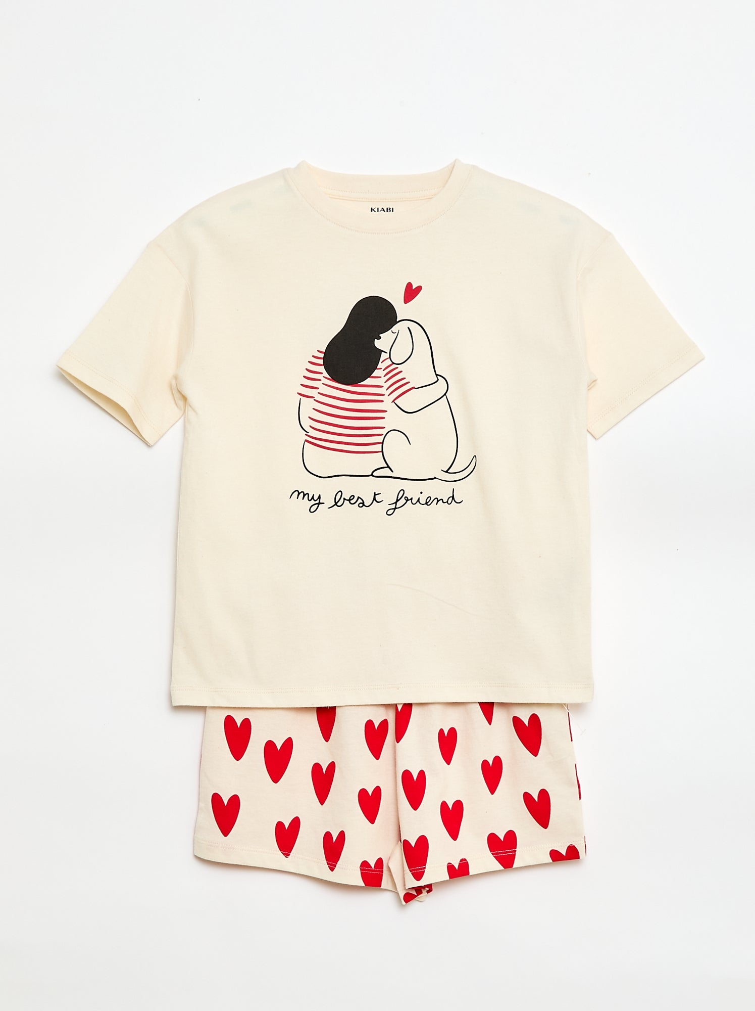 Conjunto de pijama corto 'Agathe Sorlet x Kiabi' - San Valentín