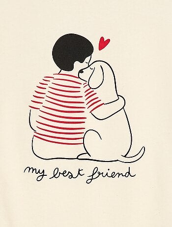 Conjunto de pijama corto 'Agathe Sorlet x Kiabi' - San Valentín