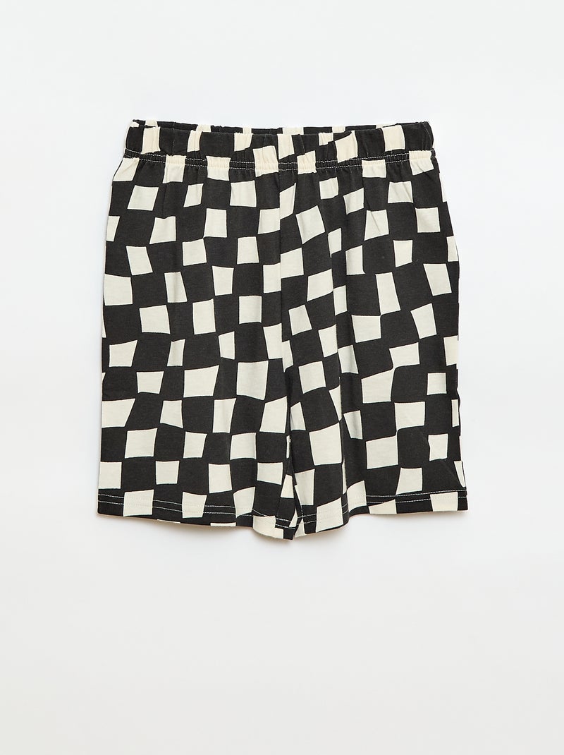 Conjunto de pijama corto 'Agathe Sorlet x Kiabi' - San Valentín Blanco - Kiabi