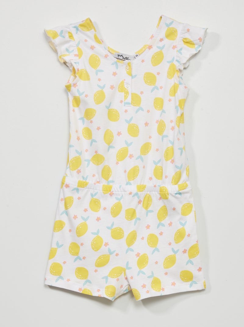 Conjunto de pijama corto AMARILLO - Kiabi