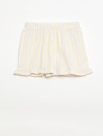 Conjunto de pijama corto camiseta + pantalón corto - 2 piezas