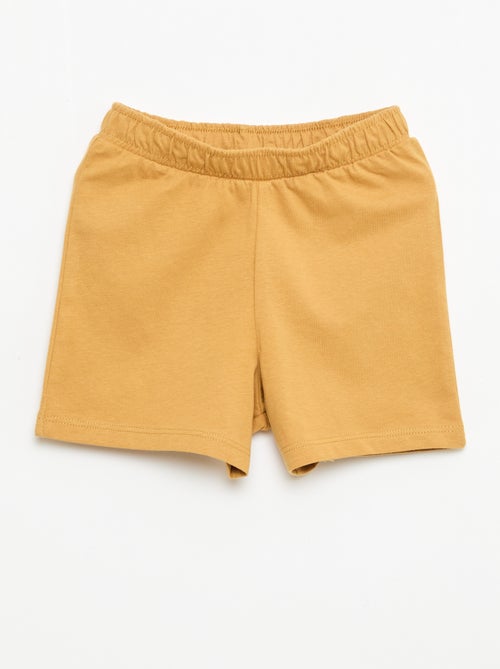 Conjunto de pijama corto camiseta + pantalón corto - 2 piezas - Kiabi