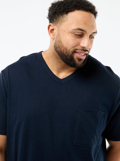 Conjunto de pijama corto camiseta + pantalón corto - 2 piezas - Kiabi