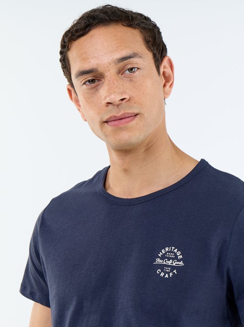 Conjunto de pijama corto camiseta + pantalón corto - 2 piezas - Kiabi