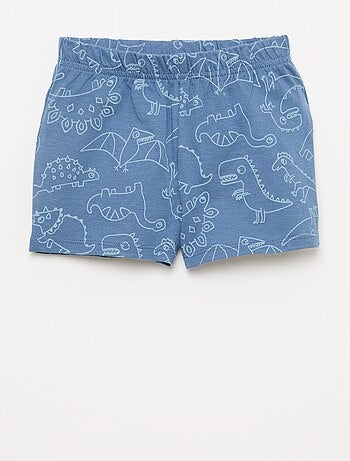 Conjunto de pijama corto camiseta + pantalón corto - 2 piezas