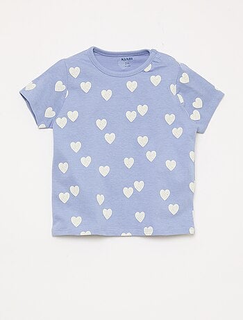 Conjunto de pijama corto camiseta + pantalón corto - 2 piezas