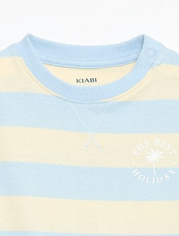 Conjunto de pijama corto camiseta + pantalón corto - 2 piezas