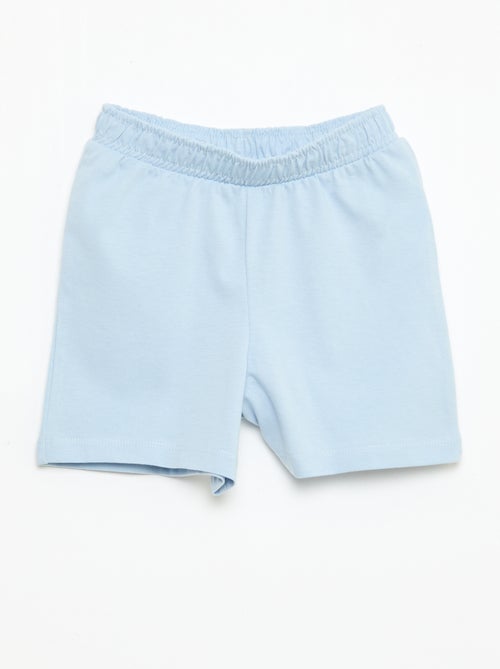 Conjunto de pijama corto camiseta + pantalón corto - 2 piezas - Kiabi