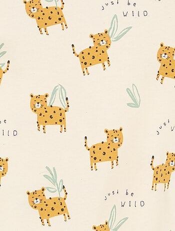 Conjunto de pijama corto camiseta + pantalón corto - 2 piezas