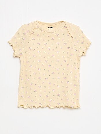 Conjunto de pijama corto camiseta + pantalón corto - 2 piezas