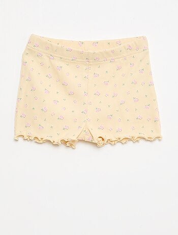 Conjunto de pijama corto camiseta + pantalón corto - 2 piezas