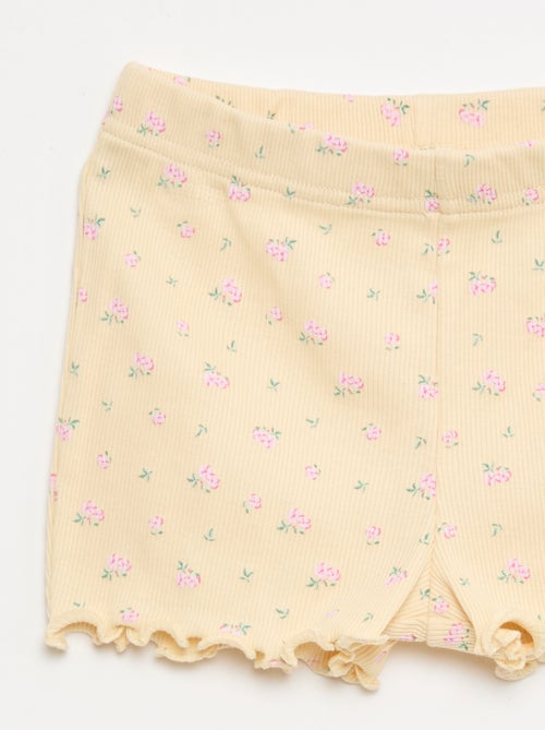 Conjunto de pijama corto camiseta + pantalón corto - 2 piezas - Kiabi
