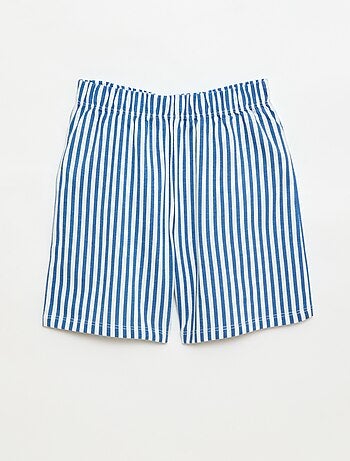 Conjunto de pijama corto camiseta + pantalón corto - 2 piezas