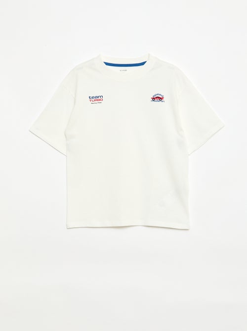 Conjunto de pijama corto camiseta + pantalón corto - 2 piezas - Kiabi