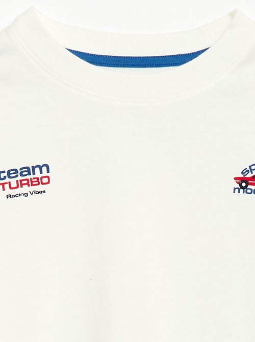 Conjunto de pijama corto camiseta + pantalón corto - 2 piezas - Kiabi