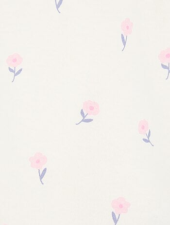 Conjunto de pijama corto camiseta + pantalón corto - 2 piezas