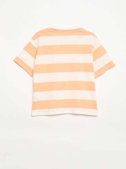 Conjunto de pijama corto camiseta + pantalón corto - 2 piezas - Kiabi