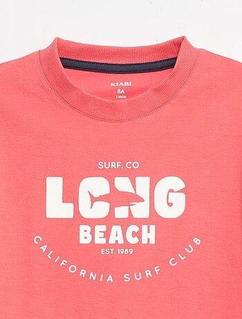 Conjunto de pijama corto camiseta + pantalón corto - 2 piezas