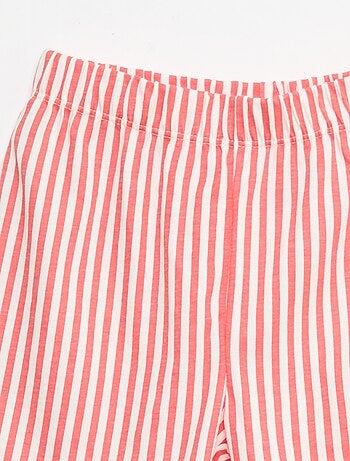 Conjunto de pijama corto camiseta + pantalón corto - 2 piezas