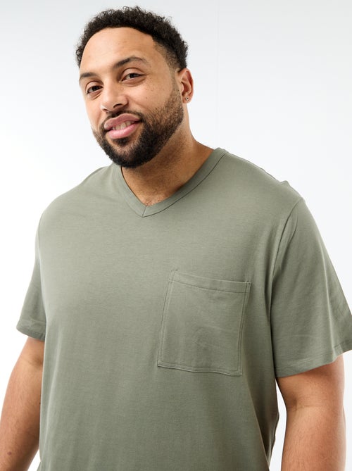 Conjunto de pijama corto camiseta + pantalón corto - 2 piezas - Kiabi