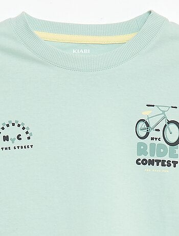 Conjunto de pijama corto camiseta + pantalón corto - 2 piezas