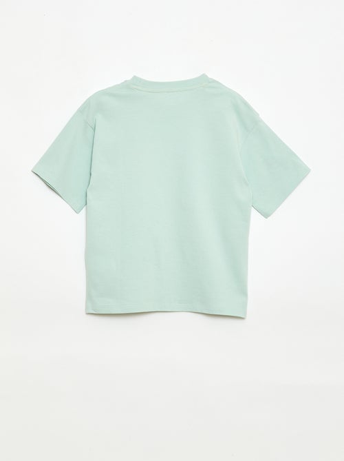 Conjunto de pijama corto camiseta + pantalón corto - 2 piezas - Kiabi