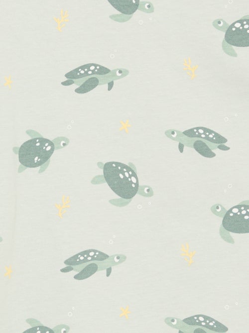 Conjunto de pijama corto camiseta + pantalón corto - 2 piezas - Kiabi