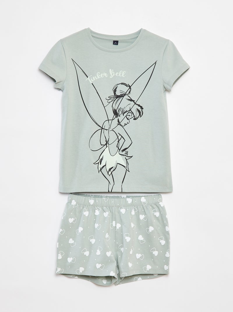 Conjunto de pijama corto 'Campanilla' VERDE - Kiabi
