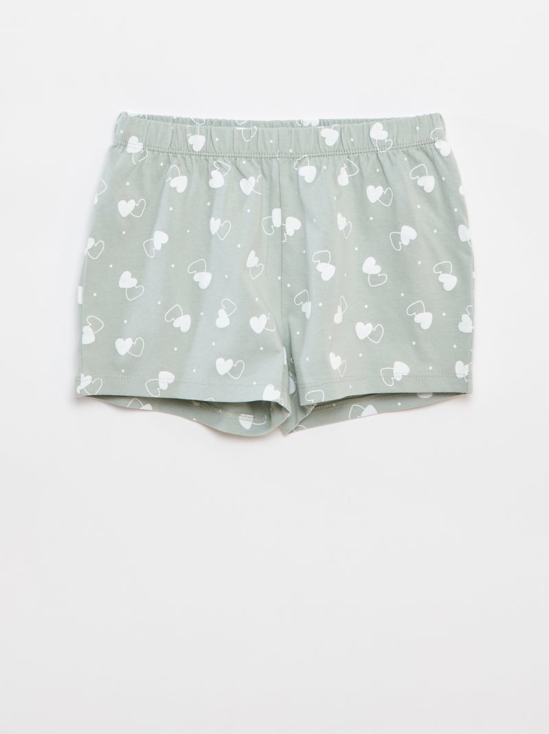 Conjunto de pijama corto 'Campanilla' VERDE - Kiabi