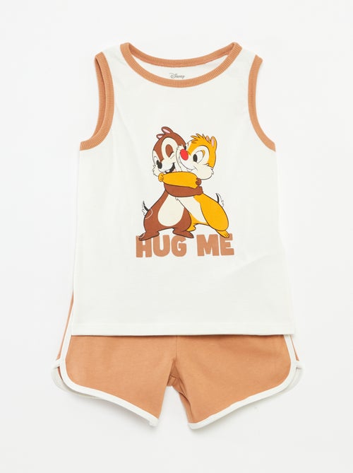 Conjunto de pijama corto 'Chip y Chop'  - 2 piezas - Kiabi