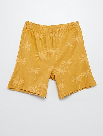 Conjunto de pijama corto con camiseta + short estampado - 2 piezas